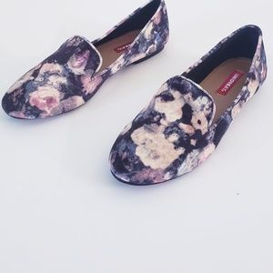 Uninbay navy floral shoes
